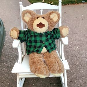 86 FurSkin Stuffed Animal Bear Xavier Roberts Cabbage Patch Plush Teddy